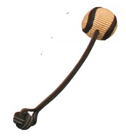 Míček juta 7cm s couračkou