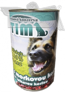 TIM konzerva s morkovou kostí 1200g