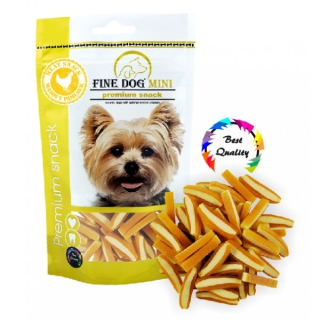 FINE DOG MINI Sandwich MINI strips KUŘECÍ 80g
